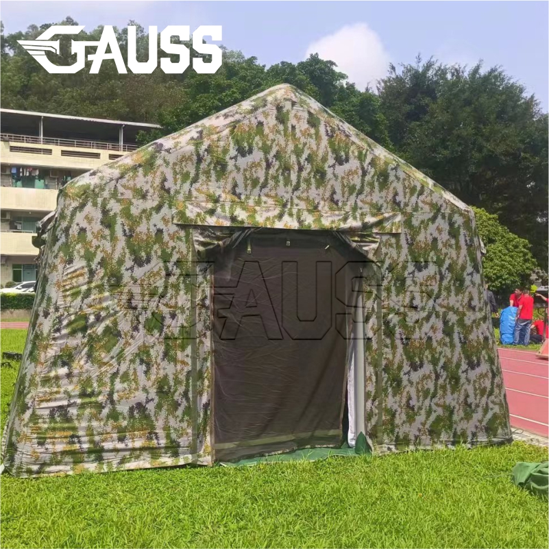 CAMOUFLAGE INFLATABLE FIELD TENT