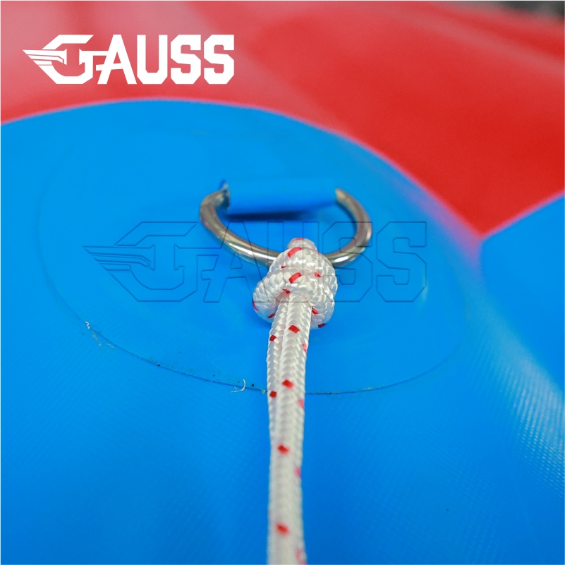 DOUBLE LAYER RED & BLUE INFLATABLE EMERGENCY TENT thumbnail